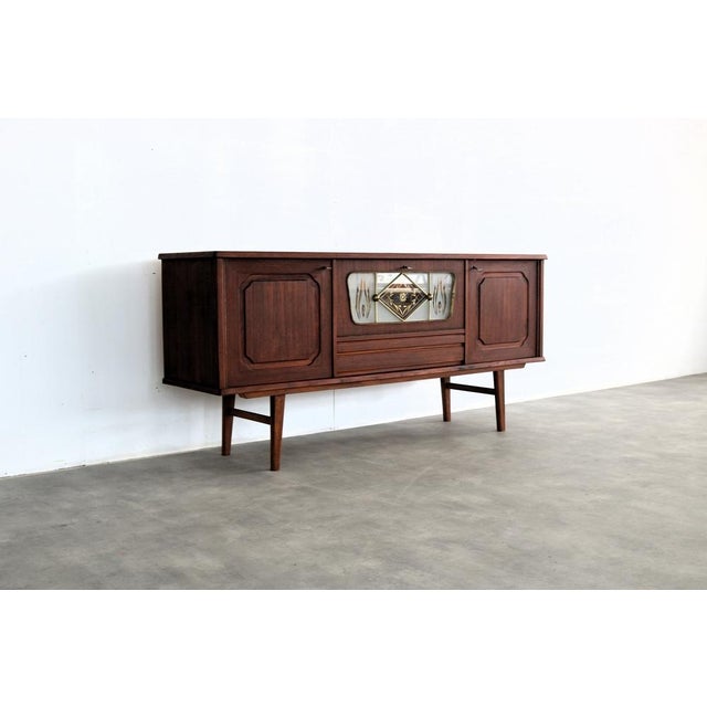 Metal Vintage Swedish Sideboard in Teak, 1960s For Sale - Image 7 of 11