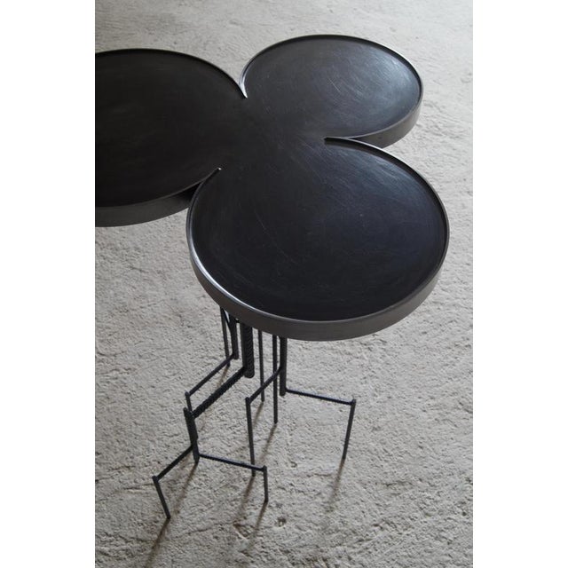 Not Yet Made - Made To Order Pedestal Table in Steel by Frederic Gaillard For Sale - Image 5 of 8