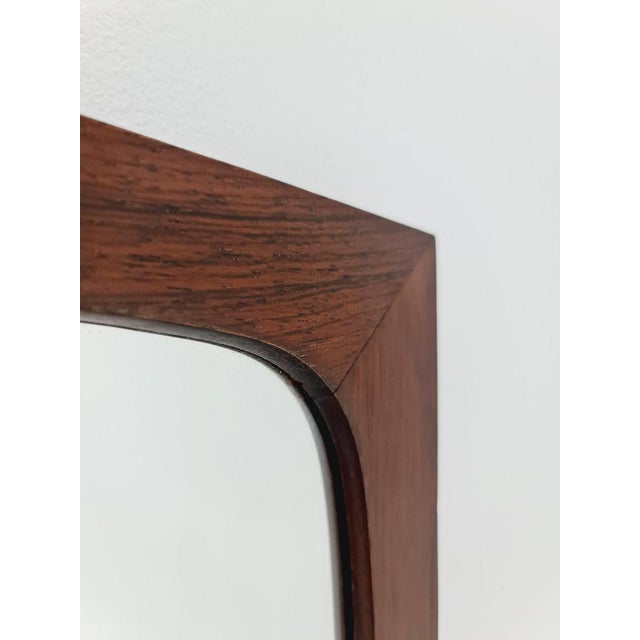 Mid-Century Modern Danish Wall-Mounted Mirror, 1960s For Sale - Image 5 of 12