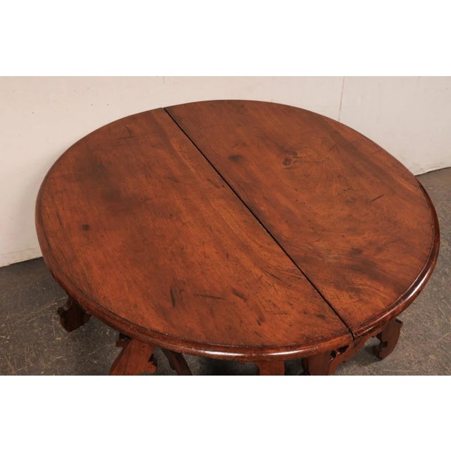 Early 19th C Italian Demi Lunes- Great Legs - a Pair For Sale In Atlanta - Image 6 of 11