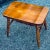 American 1950's Solid Maple Windsor Bench or Low Stool With Turned Legs & Shaped Seat For Sale - Image 3 of 10
