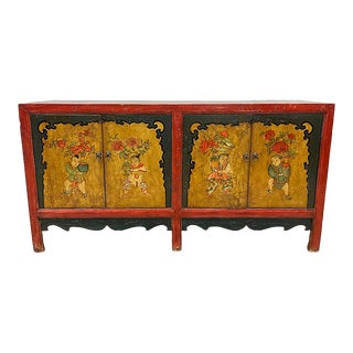 Late 19th Century Antique Chinese Mongolia Sideboard For Sale
