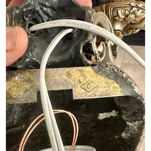 Pair Caldwell 2-Arm Bronze and Silver Wall Sconce For Sale - Image 11 of 15