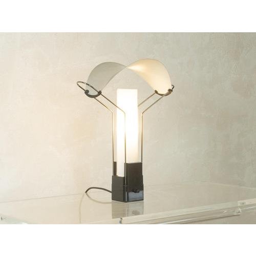 Palio Table Lamp in Opal Glass from Arteluce For Sale - Image 10 of 10