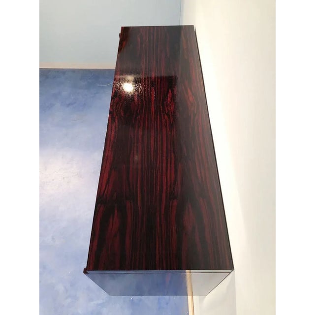 Wood Mid-Century Italian Macassar Ebony Sideboard, 1950s For Sale - Image 7 of 18