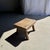 Small Vintage Side Stool in Teak, 1980s For Sale - Image 6 of 11