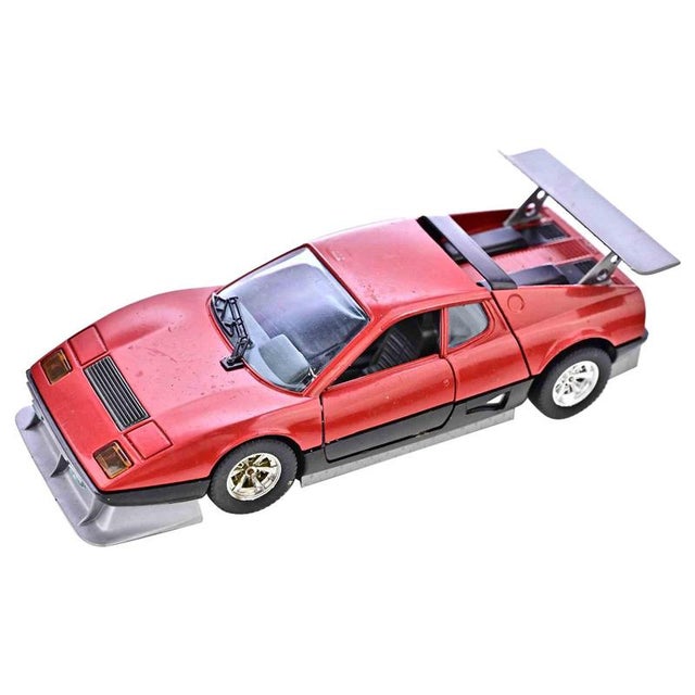 Black Ferrari 512 BB / 512 BB LM Style 1:24 Scale Model Car from Bburago, Italy, 1970s For Sale - Image 8 of 8