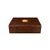 Wood Leather Wrapped Trunk For Sale - Image 7 of 11