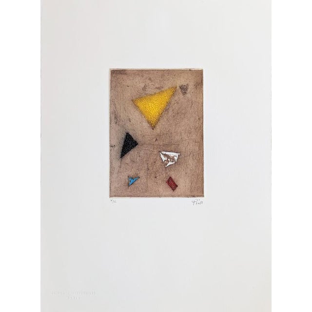 Engraving Handsigned by the artist in pencil Edition : X/L Publisher : Jacqueline de Champvallins (Paris) Printer :...