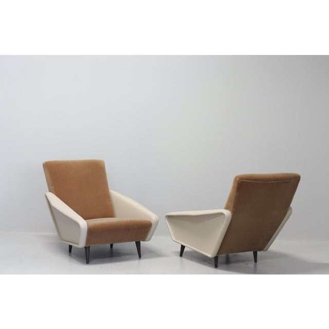 Mid-Century Modern Model 807 Distex Armchair by Gio Ponti for Cassina, 1954, Set of 2 For Sale - Image 3 of 15