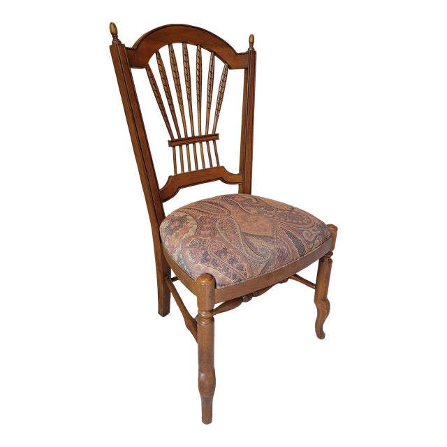 Ethan allen wheat back chairs cheap