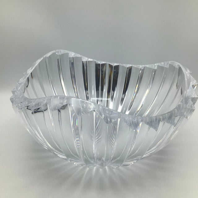 Mikasa Mikasa Coronation Crystal Ribbed Bowl For Sale - Image 4 of 13