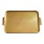 Large MCM Gold Aluminum Tray by Woodmet Limited, England For Sale