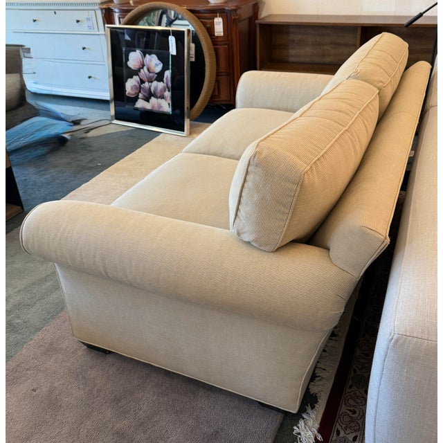 Off-white Mike Moore for Mike Studio Apartment Sofa For Sale - Image 8 of 12