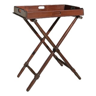 Mahogany Serving Tray on Stand, England, Circa 1890 For Sale