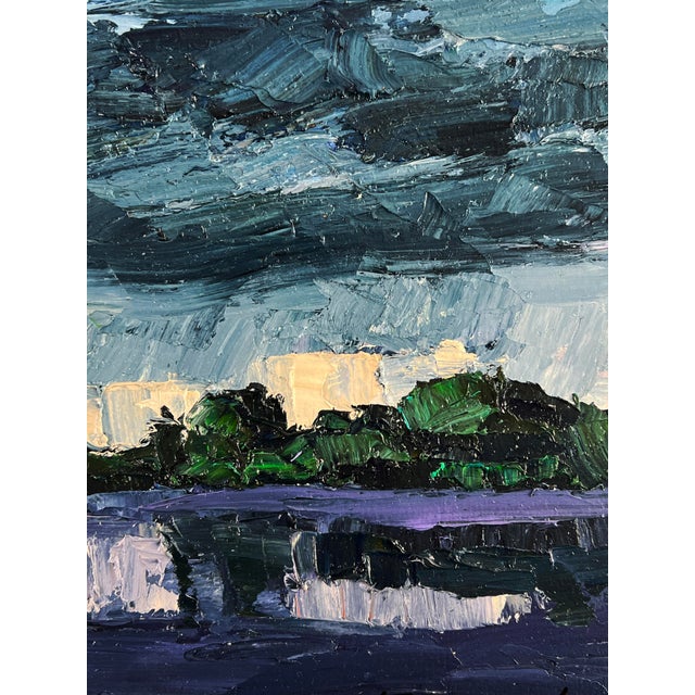 Oil Painting Before the Rain Serdyuk Boris Petrovich For Sale - Image 9 of 11