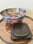 White Japanese Imari Porcelain Punch Bowl For Sale - Image 8 of 9