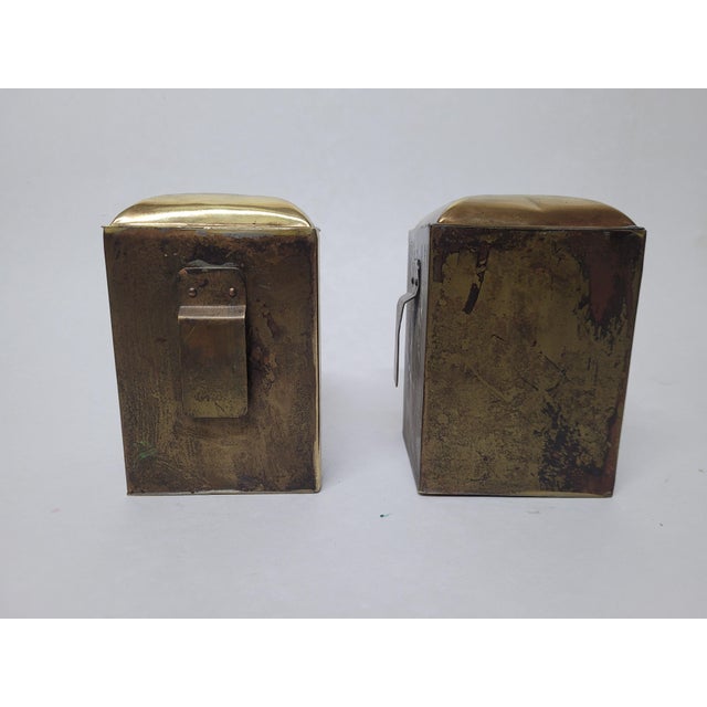 Classic Port and Starboard Motor Boat Lanterns For Sale In Boston - Image 6 of 10