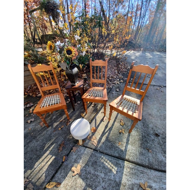 Authentic Riempie Chairs Set of 3 Chairish