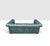 Wood 1960s Classic English Traditional Chesterfield Sofa in Rich Dark Green Leather- Brass Nail Head Trim For Sale - Image 7 of 11