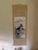 Ivory Pair of Vintage Japanese Hanging Scroll Paintings (Kakejiku) – Signed Ink Wash Mountain Landscapes For Sale - Image 8 of 8