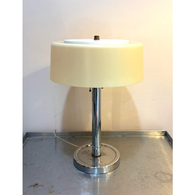 Mid 20th Century Space Age Bauhaus Style Table Lamp For Sale - Image 4 of 5