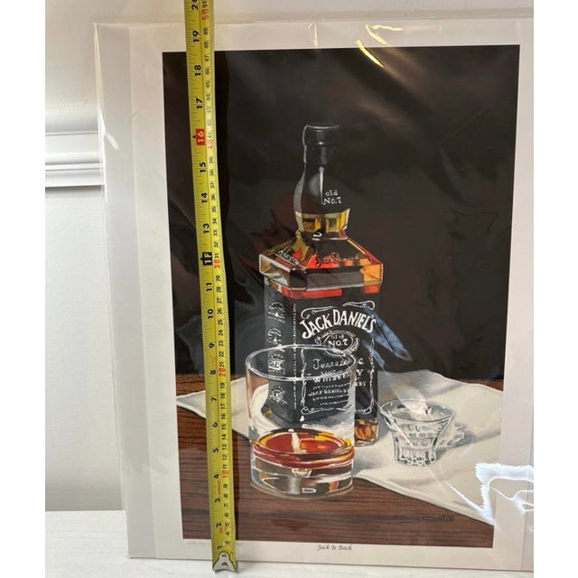 1990s 1990s Gary D. Curtis Limited Edition 13/195 Signed Sealed Art Print Jack Is Back New For Sale - Image 5 of 6