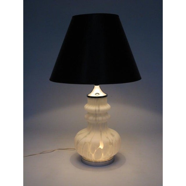Mid 20th Century Laurel Table Lamp with Italian Glass Base For Sale - Image 9 of 9