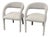 Fours Hands Hawkins Bouclé Armchairs, Pair For Sale