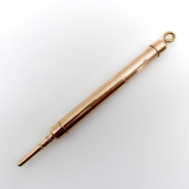 The telescoping pencil was widely produced from the 1870’s to 1890’s, and was known as the “magic pencil” for the...