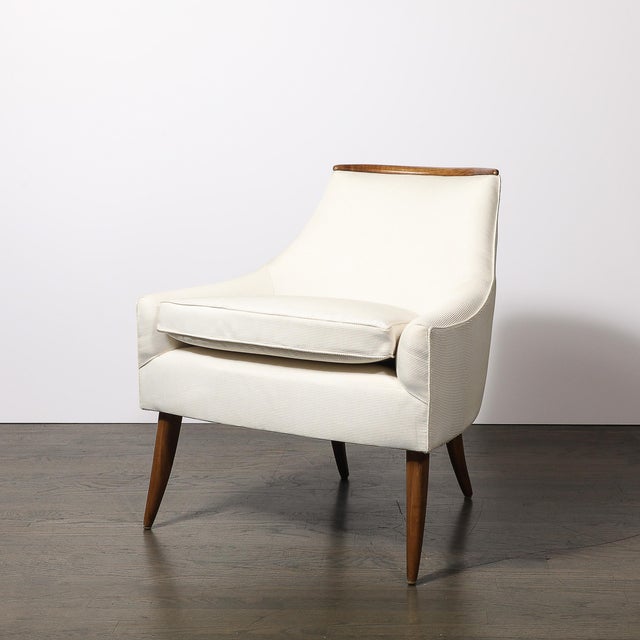 1950s Mid-Century Sculptural & Tapered Lounge Chairs in Walnut by Adrian Pearsall For Sale - Image 5 of 15