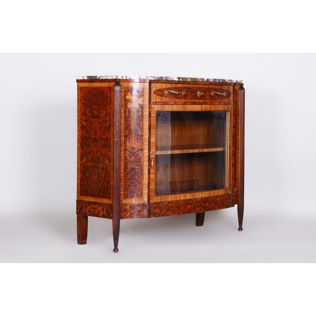 Art Deco Mahogany, Marble and Bronze Buffet by Paul Follot, France, 1920s For Sale - Image 10 of 18