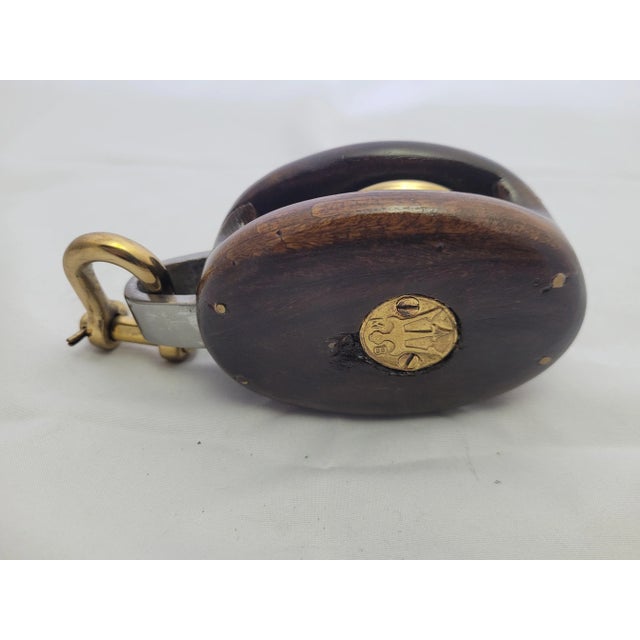 Yacht Pulley Block by Merriman For Sale In Boston - Image 6 of 10