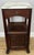 Antique French Style Walnut Bedside Table with Marble Top For Sale - Image 12 of 12