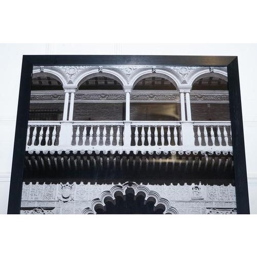 Courtyard of the Maidens in the Real Alcazar in Seville, Print, Framed For Sale - Image 5 of 6