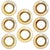1960s Rosenthal Golden Grail Encrusted Gold Porcelain Dinnerware by Raymond Loewy - 45 Piece Service for Eight For Sale - Image 9 of 13