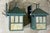 Pair of Vintage Solid Brass Outdoor Lanterns – Arts & Crafts Mission Style For Sale - Image 12 of 14