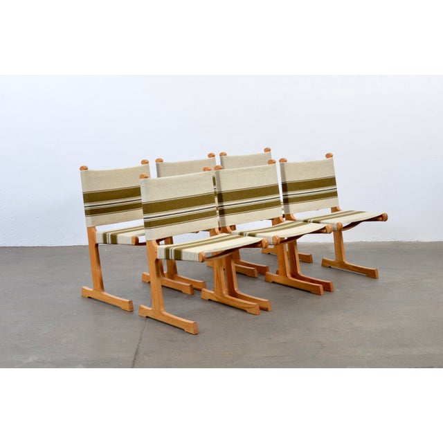 1970s Model 594 Dining Chair by Adrian & Ditte Heath for France & Søn, 1960s, Set of 6 For Sale - Image 5 of 15