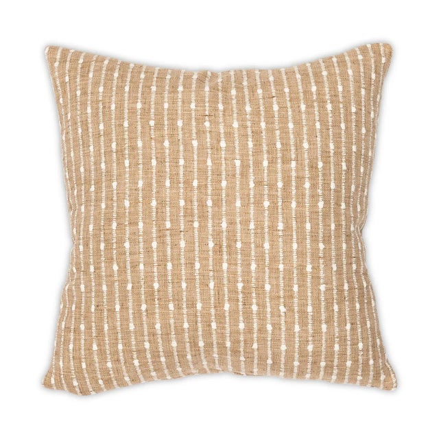Transitional Alexander Wheat 22x22 Pillow For Sale - Image 3 of 3