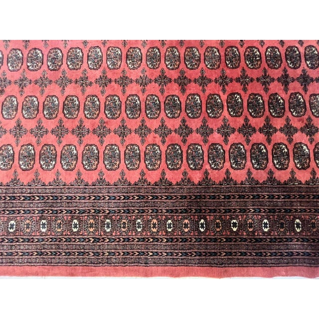 1980's Hand Made Royal Bokhara Carpet For Sale - Image 4 of 6