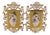 Mid 20th Century German Bisque Wall Plaques - a Pair For Sale