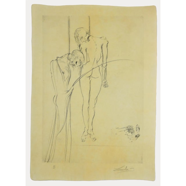 Salvador Dalí - The Kings Hanging in the Trees - Etching and Drypoint - 1973 For Sale - Image 4 of 4