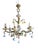 1930s Vintage Chandelier in Bronze, 1930s For Sale - Image 5 of 5