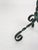 1930s Armatur Wrought Iron Floor Candlestick by Bjerkås, Sweden, 1940s For Sale - Image 5 of 6