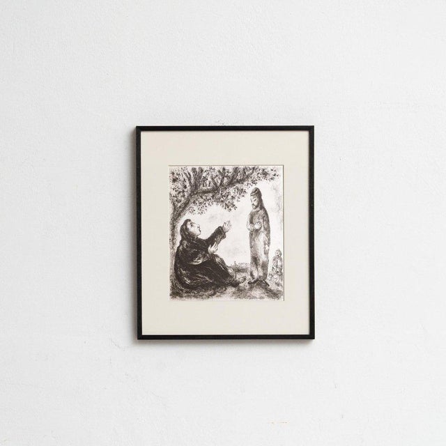 Marc Chagall, Bible Series, 1956, Photogravure Prints, Framed, Set of 12 For Sale - Image 6 of 15
