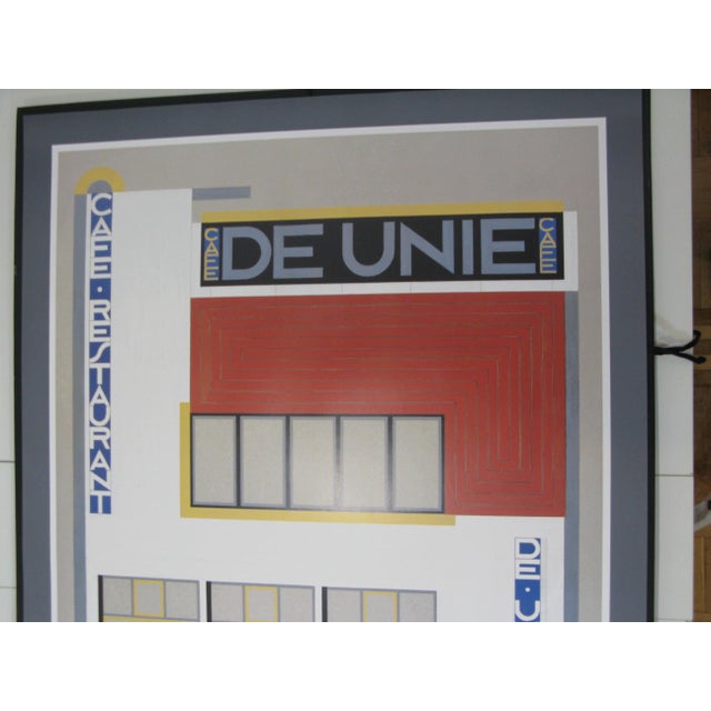 1980s Café De Unie Poster by J.J.P. Oud, Rotterdam, 1925 For Sale - Image 5 of 10