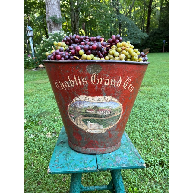 Late 19th Century Painted Grape Hod with Decorative Grapes For Sale - Image 13 of 13