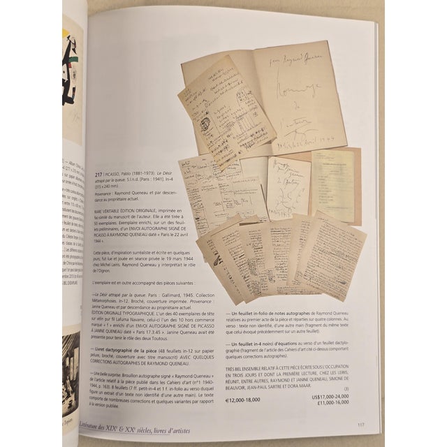 French Important Livres Anciens, Livres d'Artistes & Manuscrits Christie's Auction Catalogue. Paris, April 2014 For Sale - Image 3 of 8