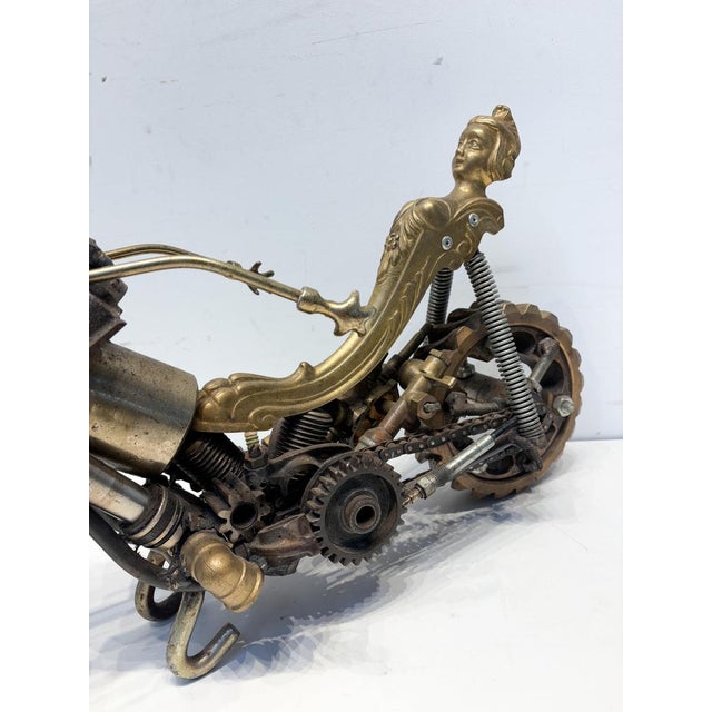 Art Motorbike in Metal For Sale - Image 4 of 8
