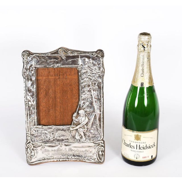 Antique 20th Century Edwardian Sterling Silver Hiawatha Photo Frame from J. Blanckensee & Co. For Sale - Image 12 of 13